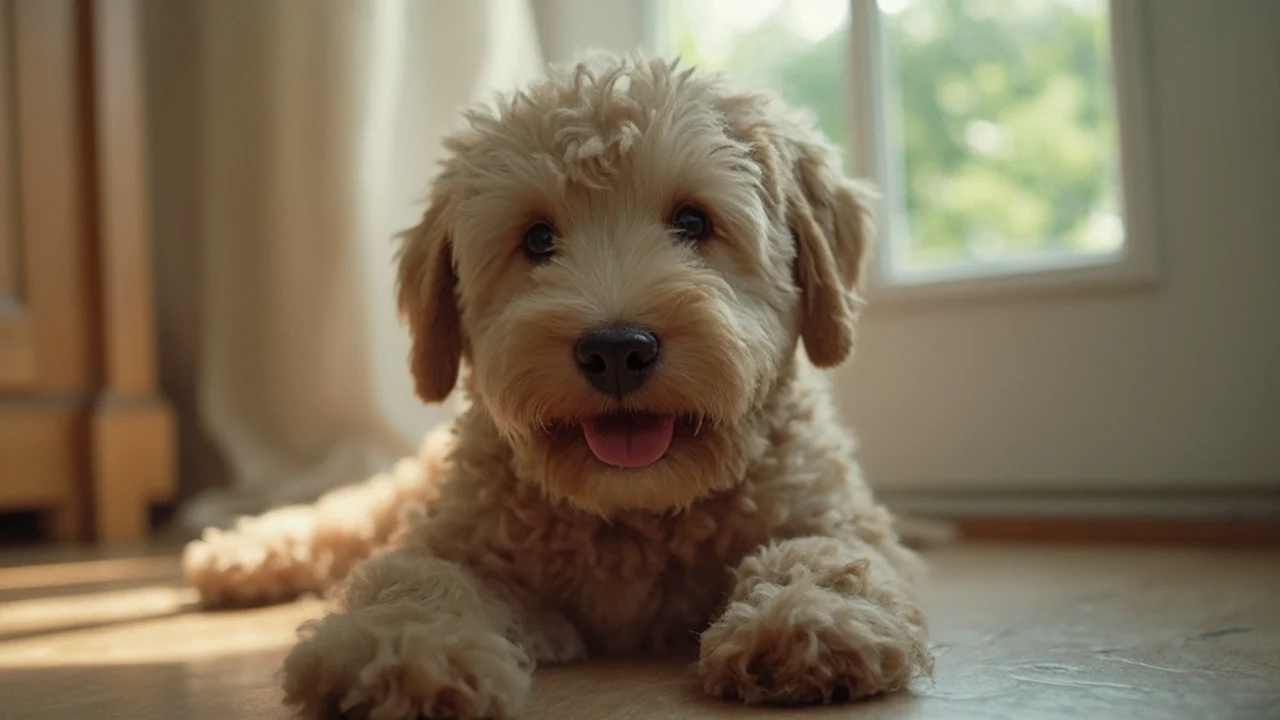 Bernedoodle before grooming