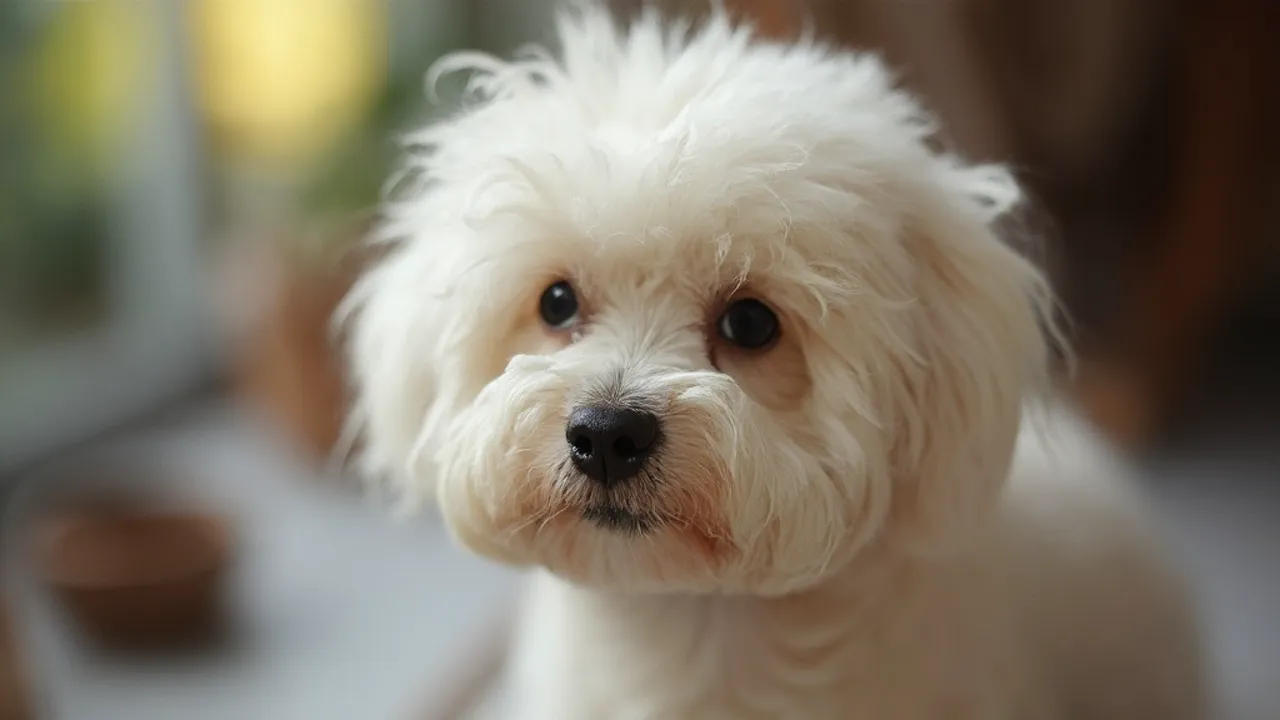 Bichon Frise before grooming