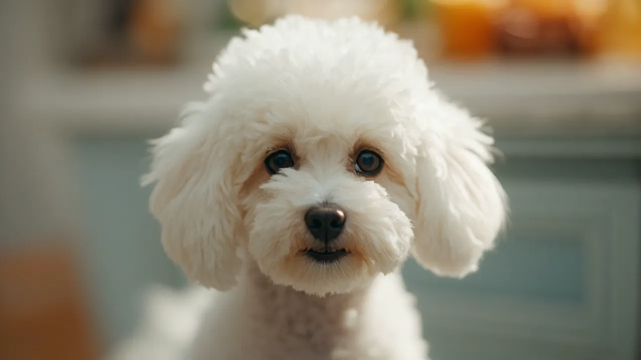 Bichon Frise after grooming