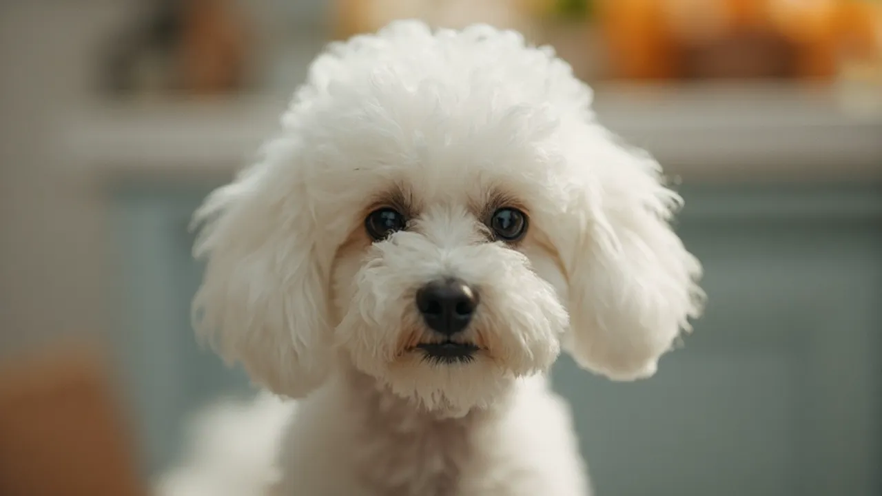 Bichon Frise before grooming