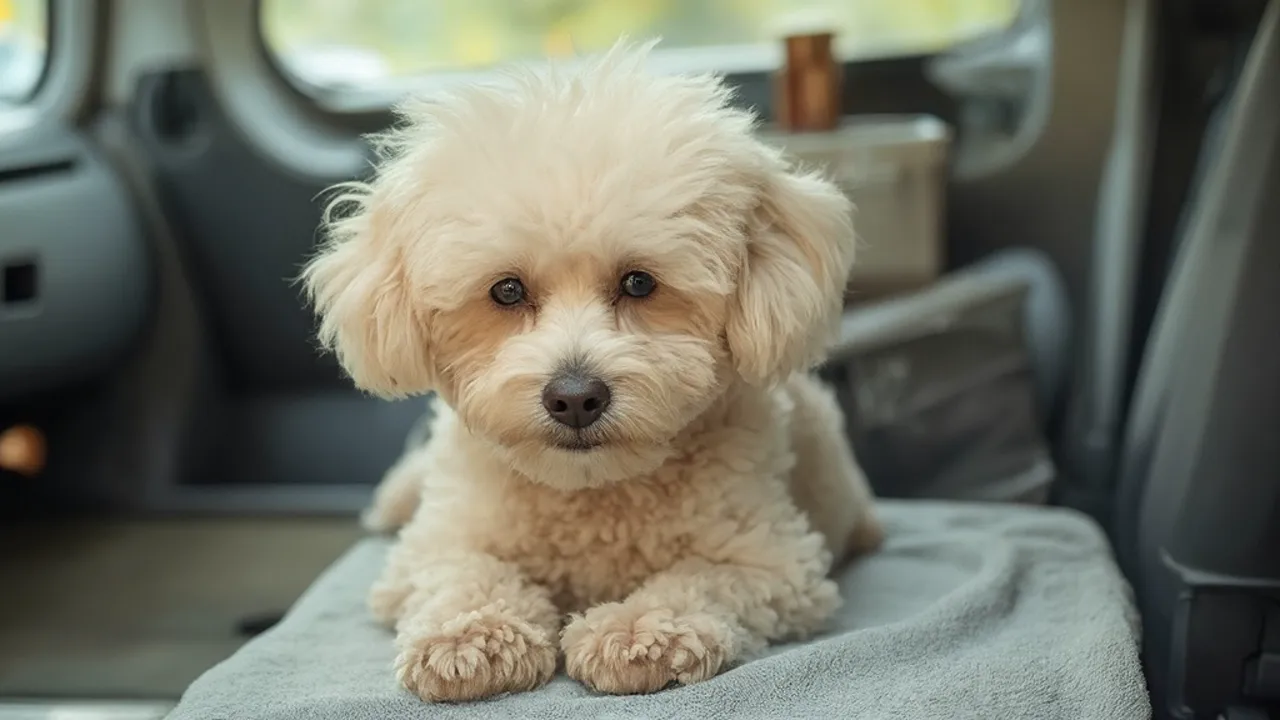 Bichon Frise after maintenance trim grooming