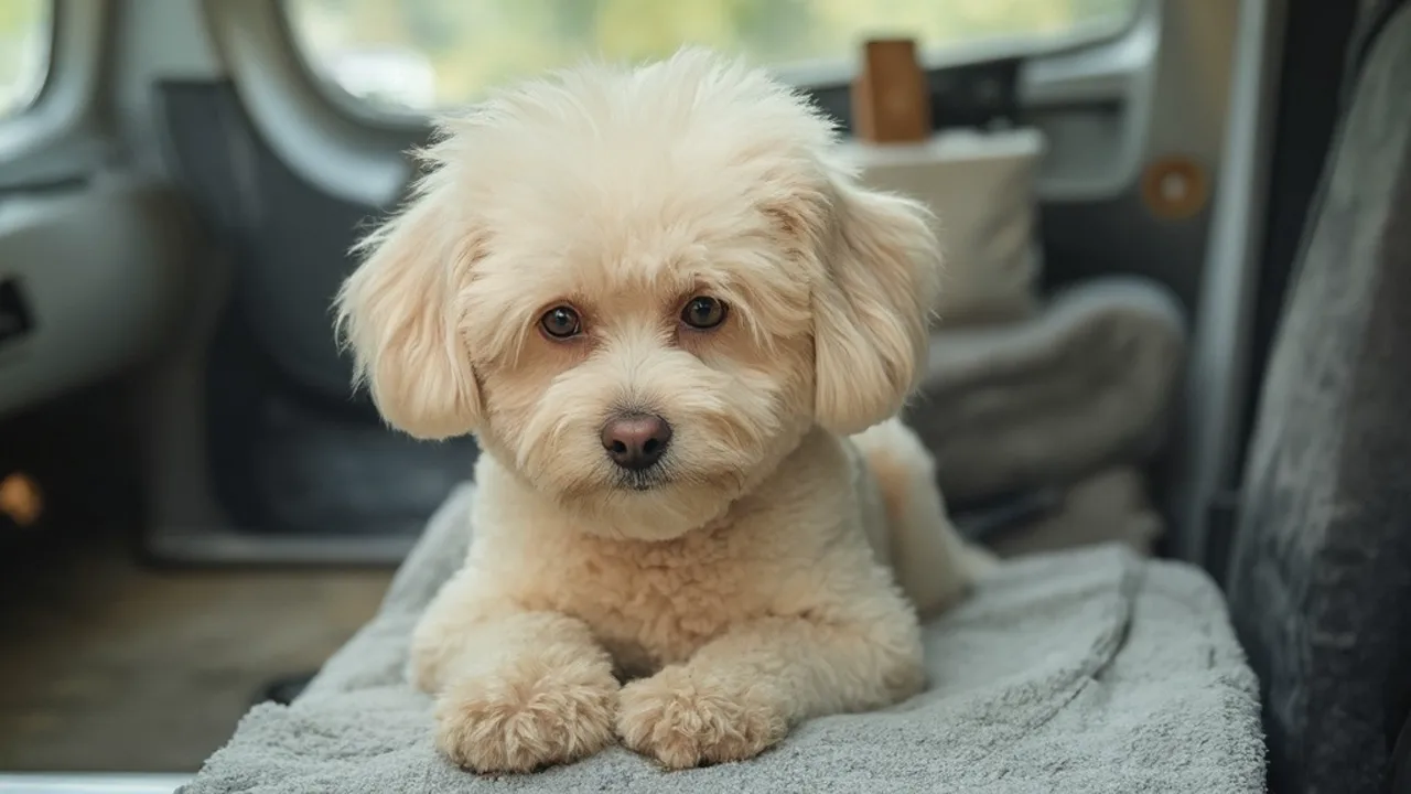 Bichon Frise before grooming
