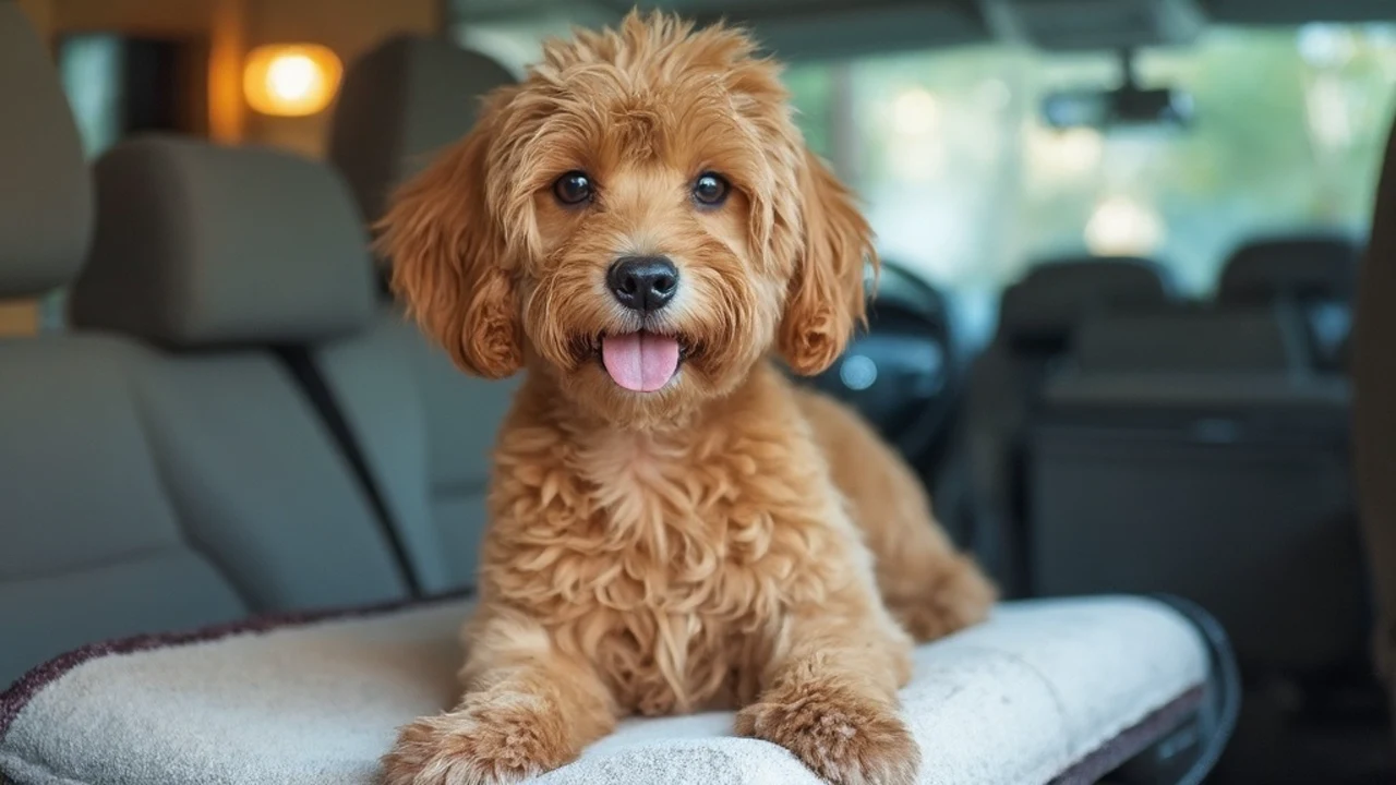 Cavapoo before grooming