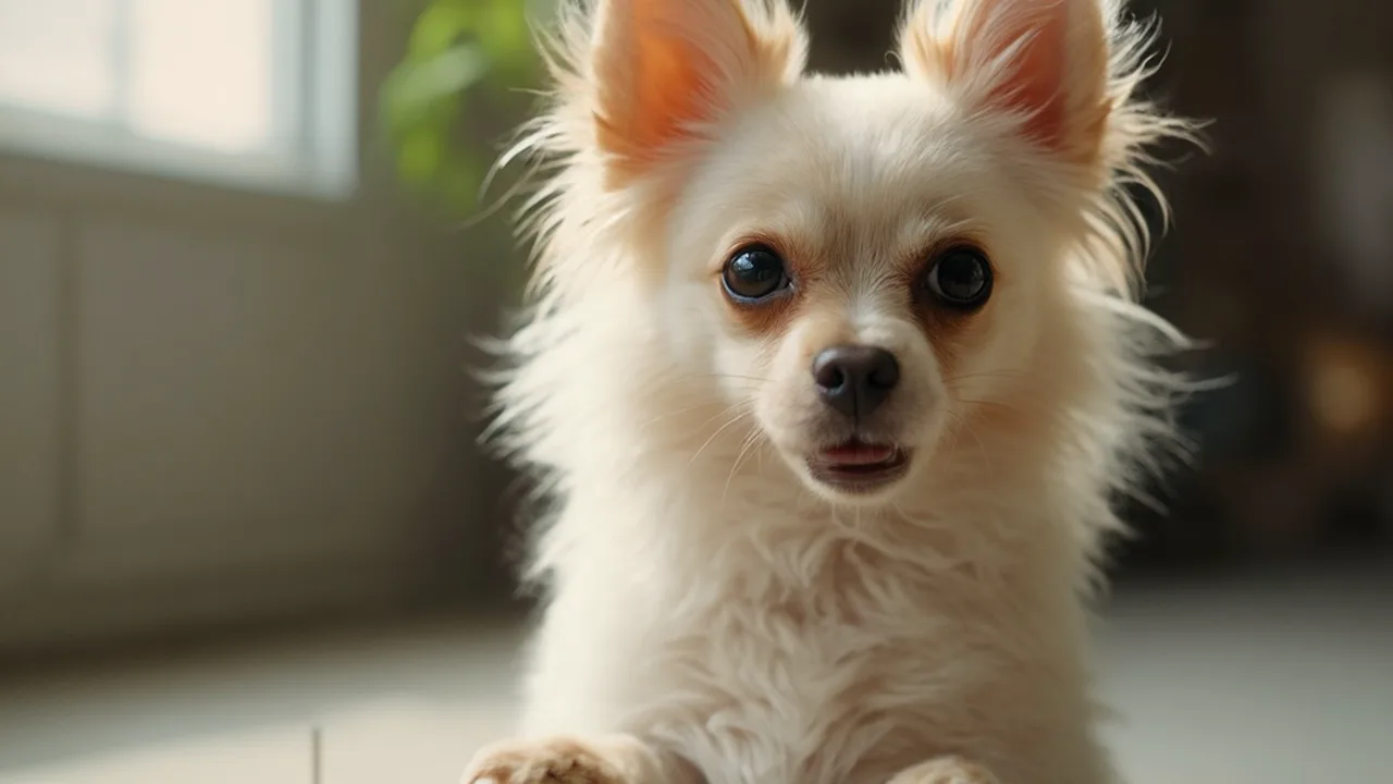 Chihuahua before grooming