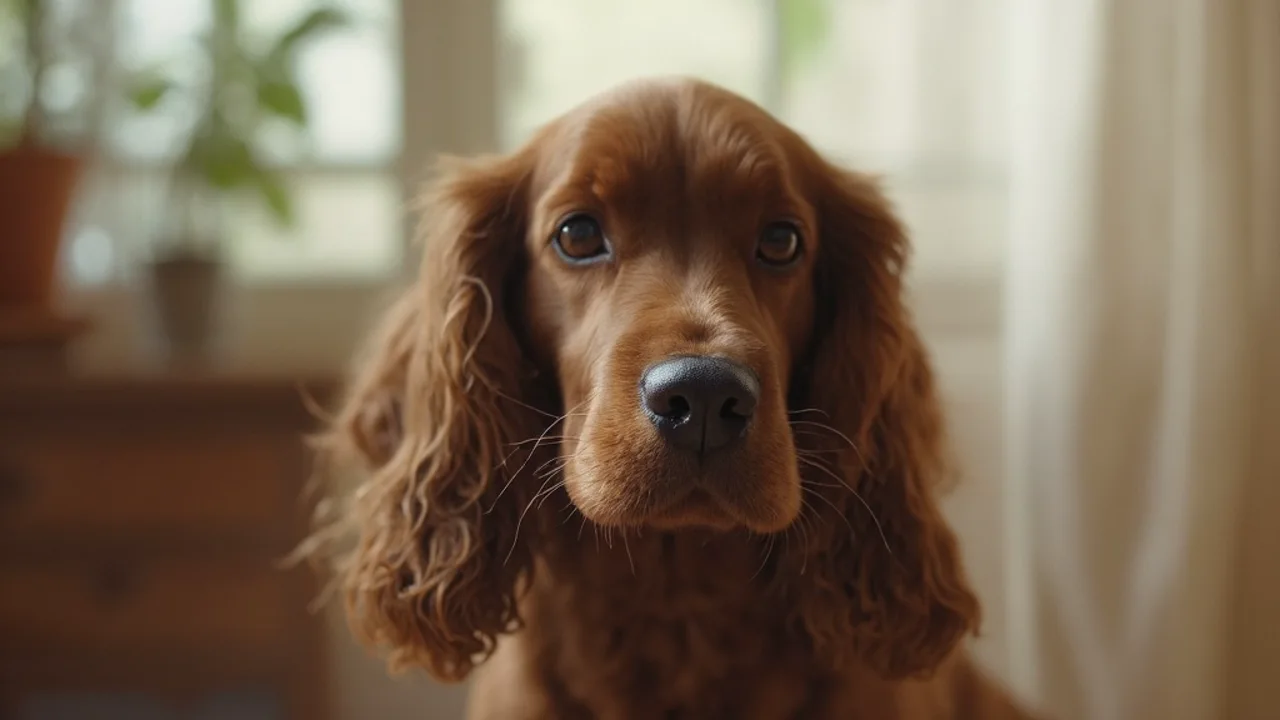 Cocker Spaniel before grooming