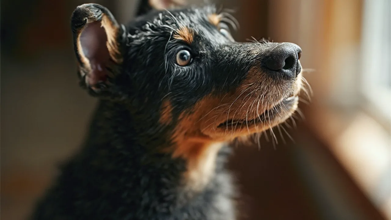 Doberman Pinscher after grooming