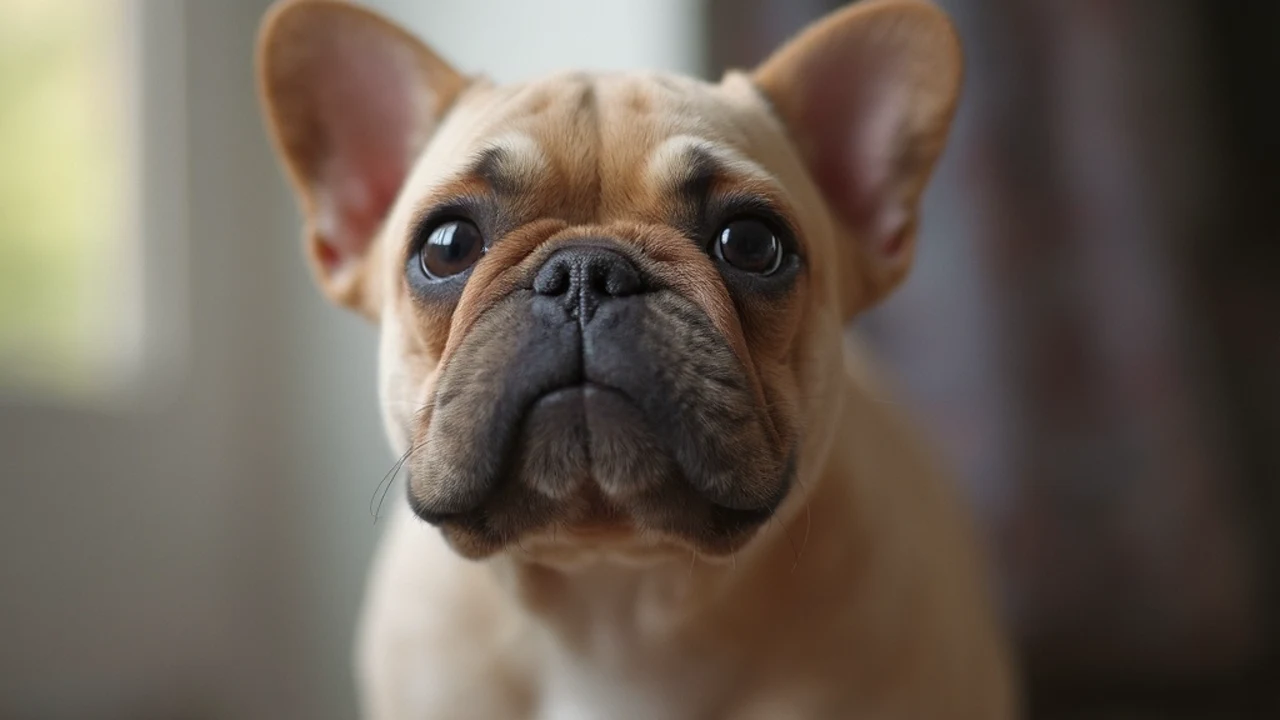 French Bulldog before grooming