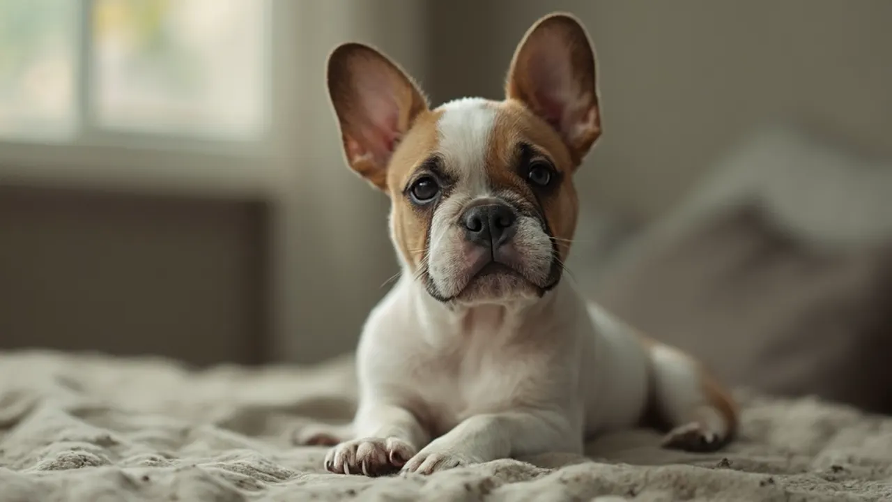 French Bulldog before grooming