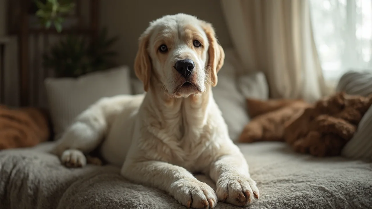 Great Dane after grooming