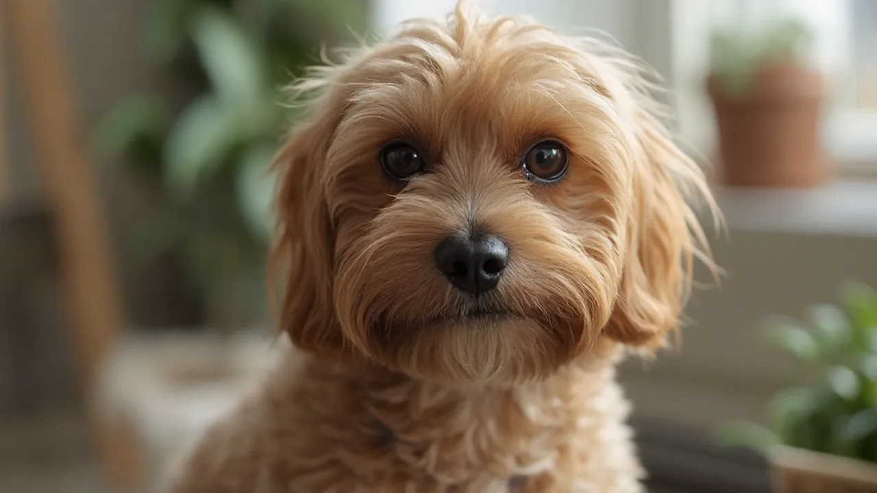 Havanese after de-matting grooming