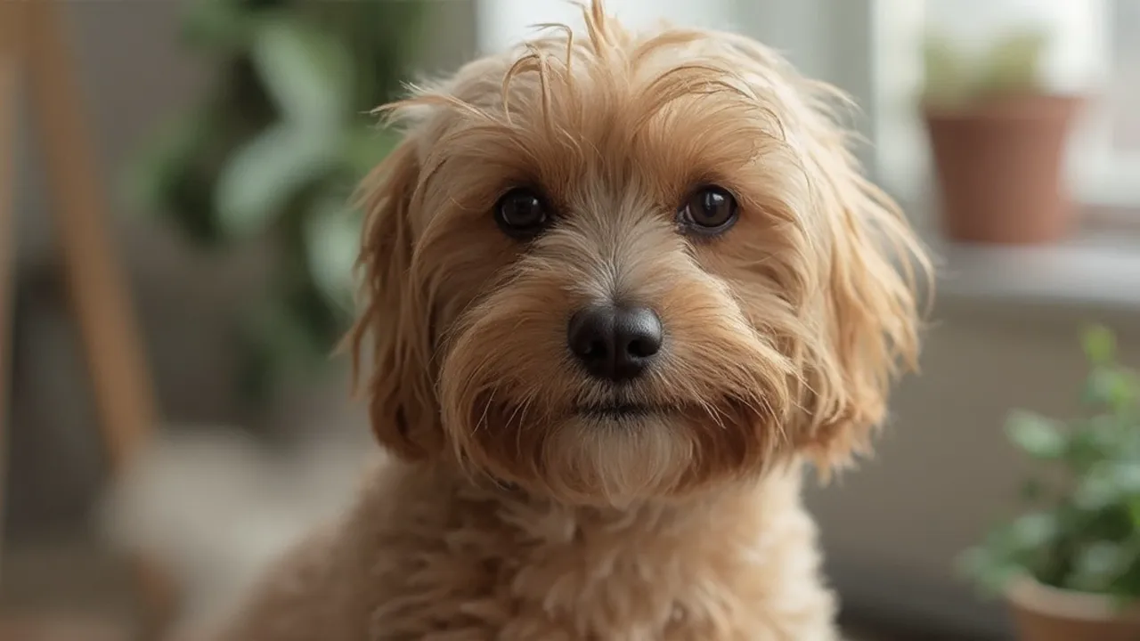 Havanese before grooming