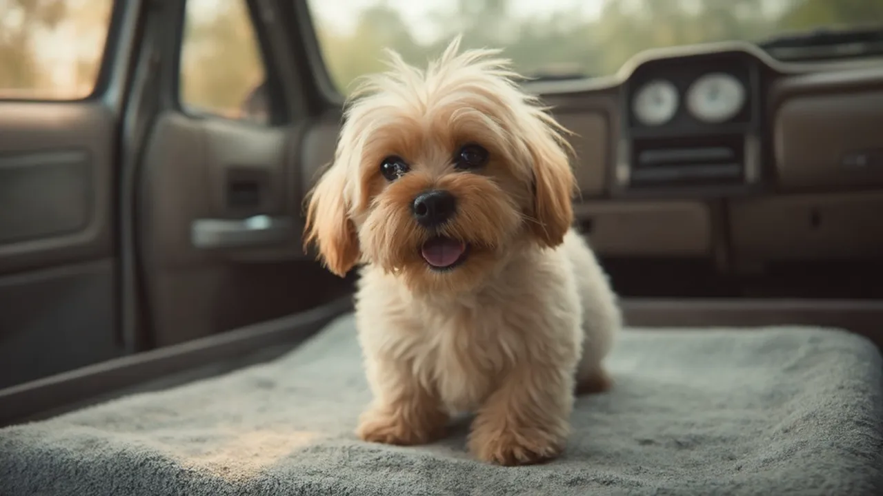 Havanese before grooming