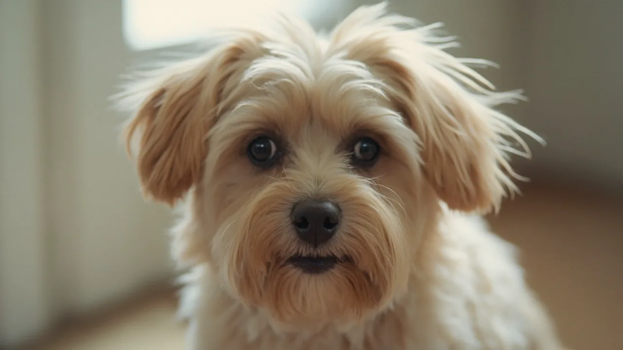 Havanese before grooming