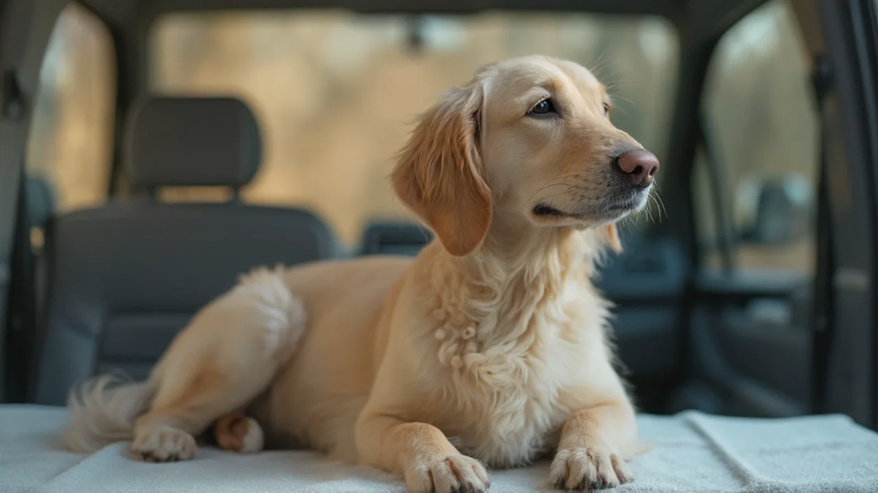 Labrador Retriever after grooming