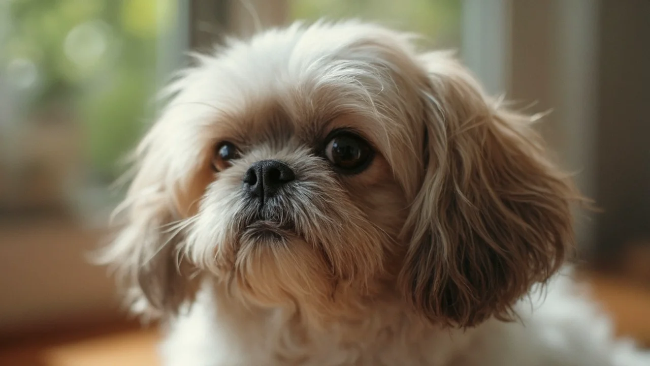 Shih Tzu before grooming
