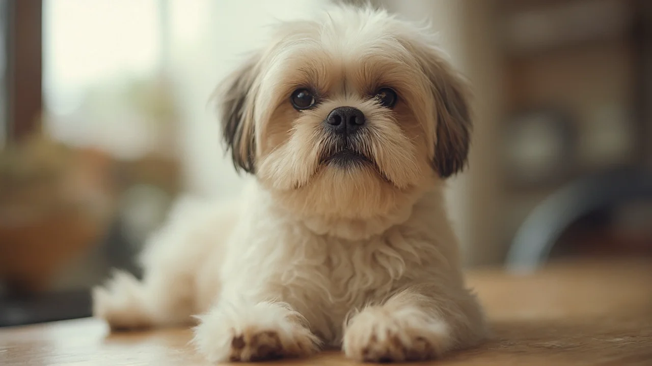 Shih Tzu after grooming
