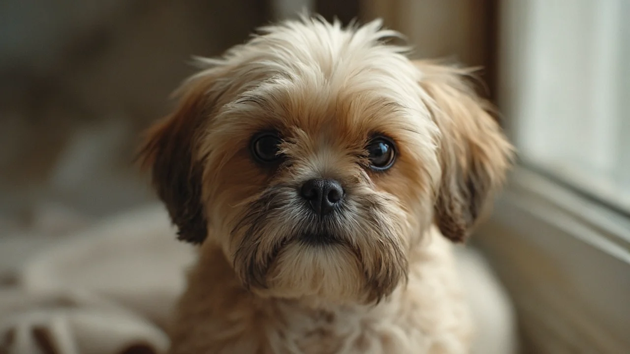 Shih Tzu after maintenance trim grooming