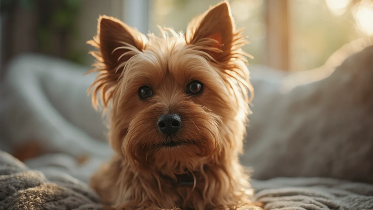 Yorkshire Terrier after de-matting grooming